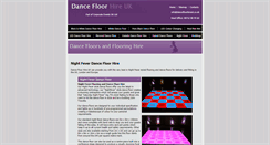 Desktop Screenshot of nightfever.dancefloorhireuk.co.uk