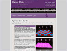 Tablet Screenshot of nightfever.dancefloorhireuk.co.uk
