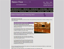 Tablet Screenshot of oakparquet.dancefloorhireuk.co.uk