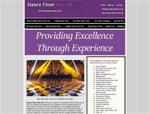 Tablet Screenshot of dancefloorhireuk.co.uk