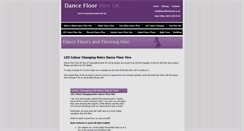 Desktop Screenshot of ledcolourchangingretro.dancefloorhireuk.co.uk