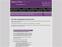 Tablet Screenshot of ledcolourchangingretro.dancefloorhireuk.co.uk