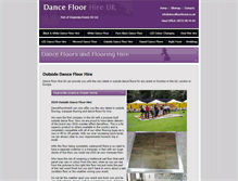 Tablet Screenshot of outside.dancefloorhireuk.co.uk